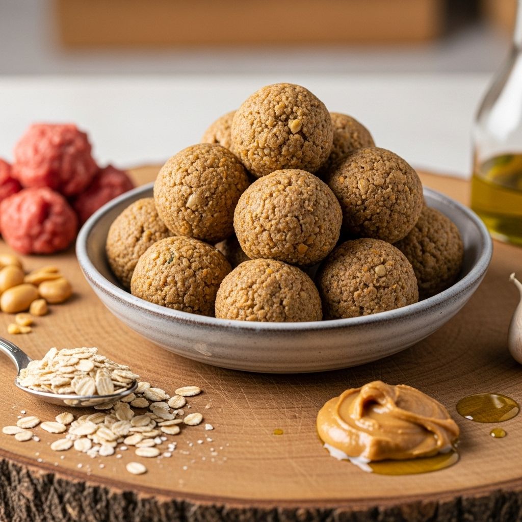 Satin Balls: High-Calorie Recipe to Help Underweight Dogs Gain Weight A calorie-dense, raw recipe designed for underweight dogs, packed with nutrients to support healthy weight gain and energy.