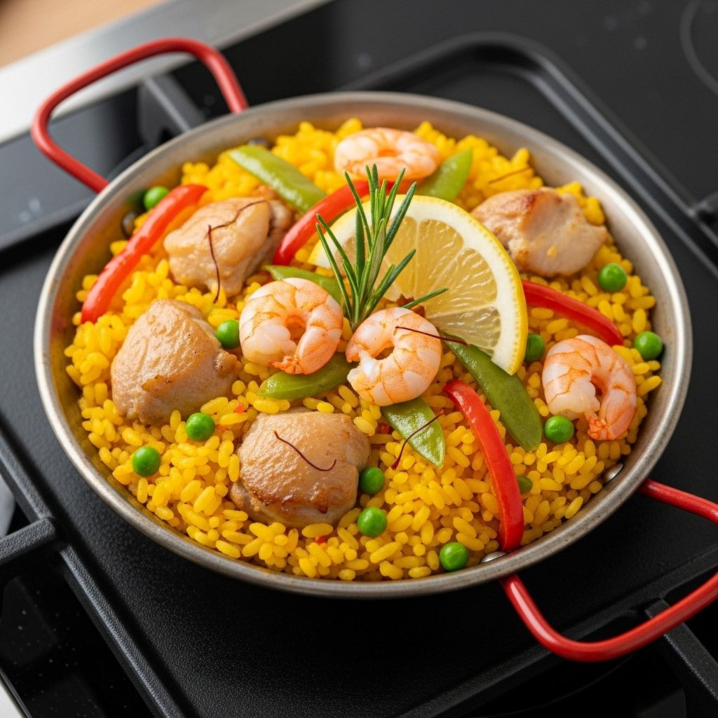 Unlock classic Spanish flavor at home by mastering perfectly cooked stovetop paella in smaller pans.