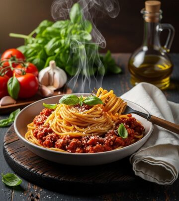 A fast, flavorful spaghetti with meat sauce recipe, perfect for busy nights—ready in about 30 minutes!