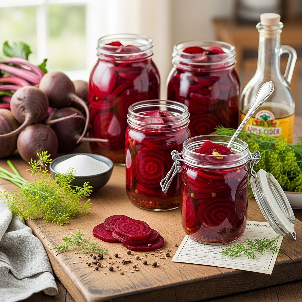Sweet Pickled Beets (Canning Guide & Recipe) A step-by-step guide to sweet pickled beets, including water bath canning instructions, tips, and FAQs for perfect homemade results.