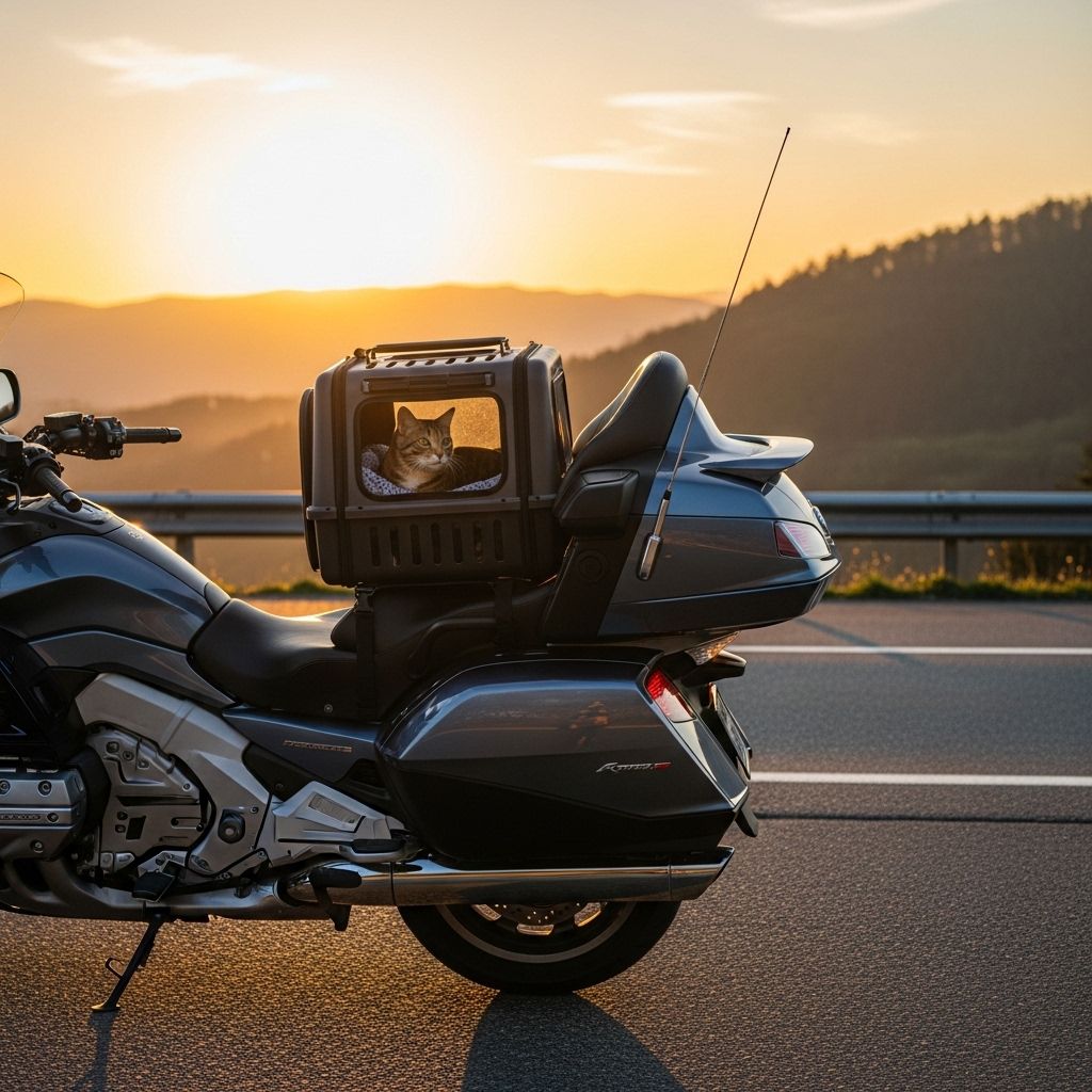 Transporting Cats Safely on Motorcycles Ensuring Safety and Comfort for Your Feline Friend on Motorcycle Rides