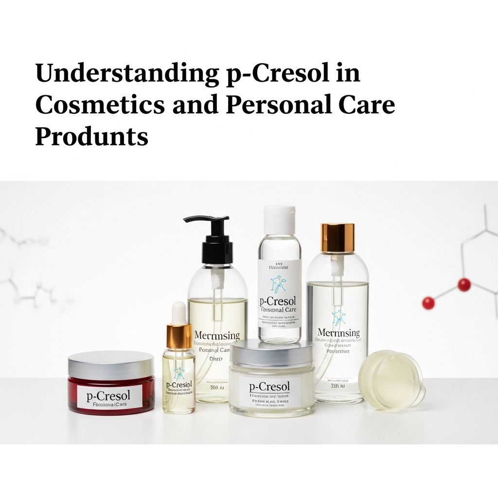 Understanding p-Cresol in Cosmetics and Personal Care Products Explore the uses, safety, and regulation of p-Cresol in cosmetics and personal care applications, including expert panel assessments.