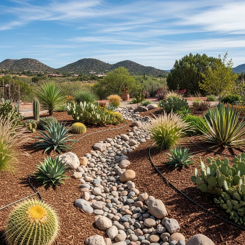 Essential water-conservation methods for Southwest gardens—from smart plant choices to landscape design tweaks—for sustainable and vibrant outdoor spaces.