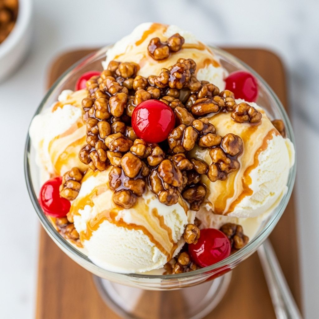 Transform your ice cream experience with homemade wet nuts—a delicious, nutty topping perfect for sundaes and more.