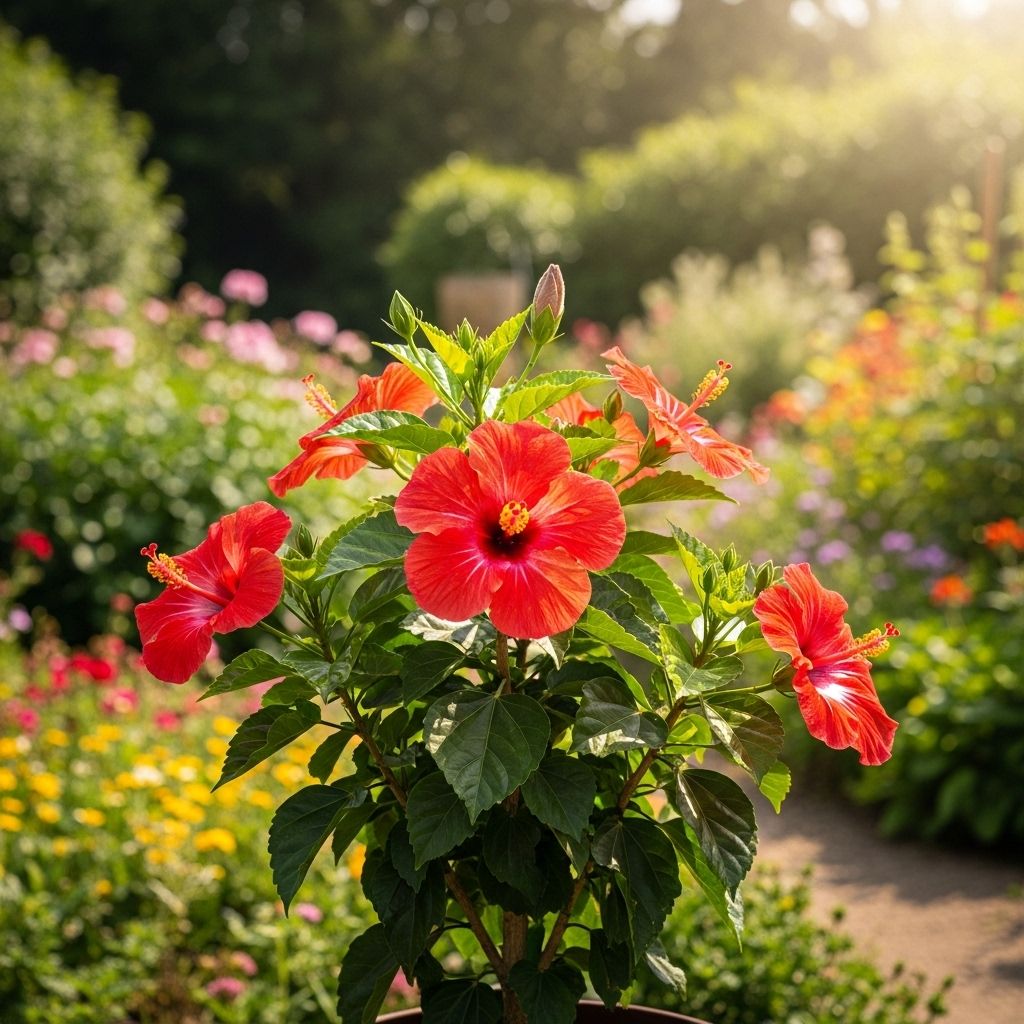 A comprehensive guide to choosing the best location and conditions for vibrant hibiscus plants, indoors and out.