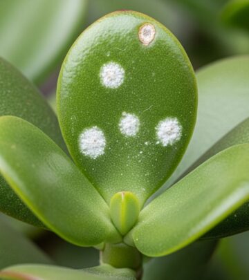 Decode the mystery of white spots on jade plant leaves, their causes, prevention, and solutions for a thriving jade succulent.