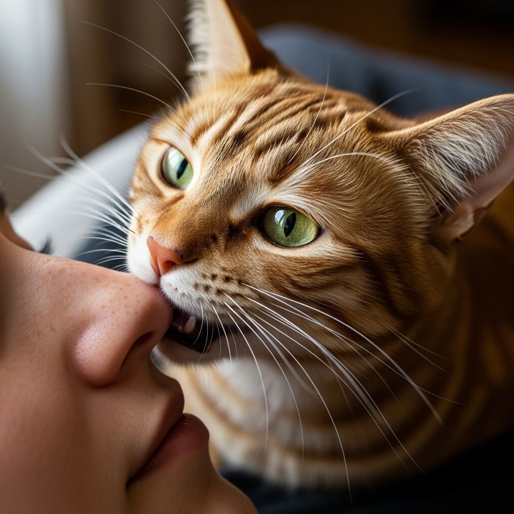 Understand why your cat bites your nose—play, affection, warning, or marking—and learn how to interpret and respond to this feline quirk.