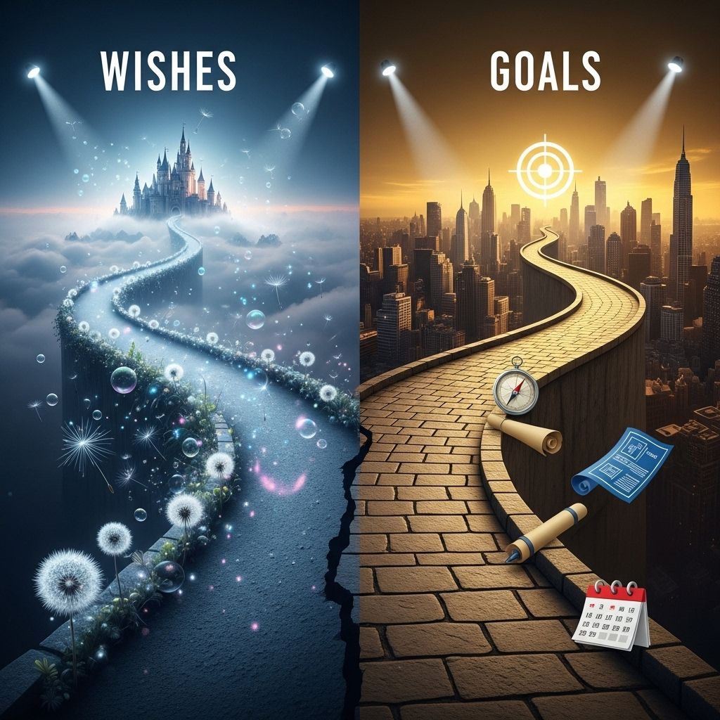 Wishes vs Goals: The Critical Difference Few Understand Learn to distinguish between wishes and goals—and unlock the mindset and strategy needed for genuine achievement.